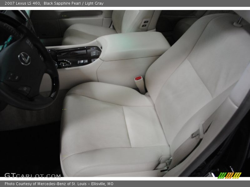 Black Sapphire Pearl / Light Gray 2007 Lexus LS 460