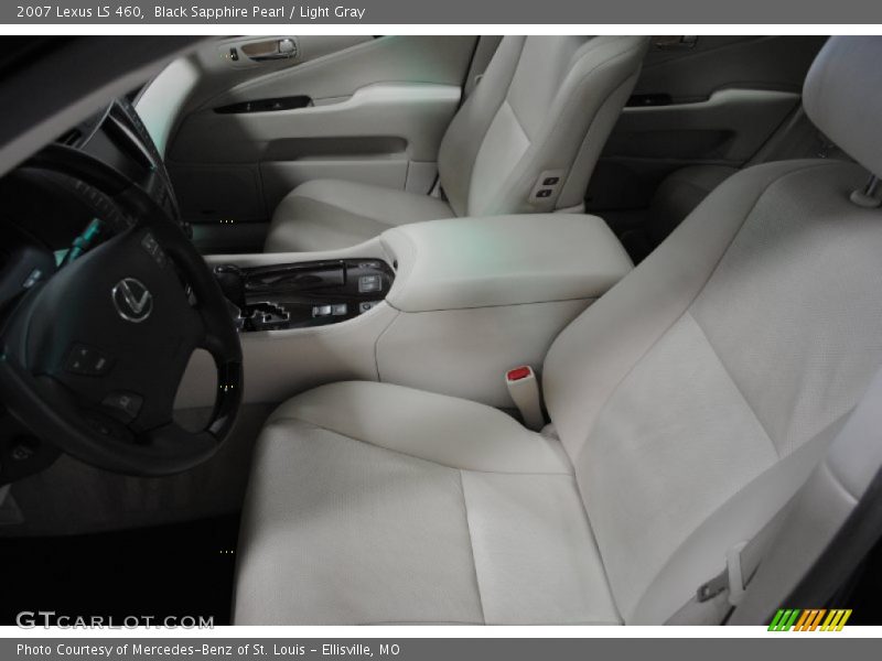 Black Sapphire Pearl / Light Gray 2007 Lexus LS 460