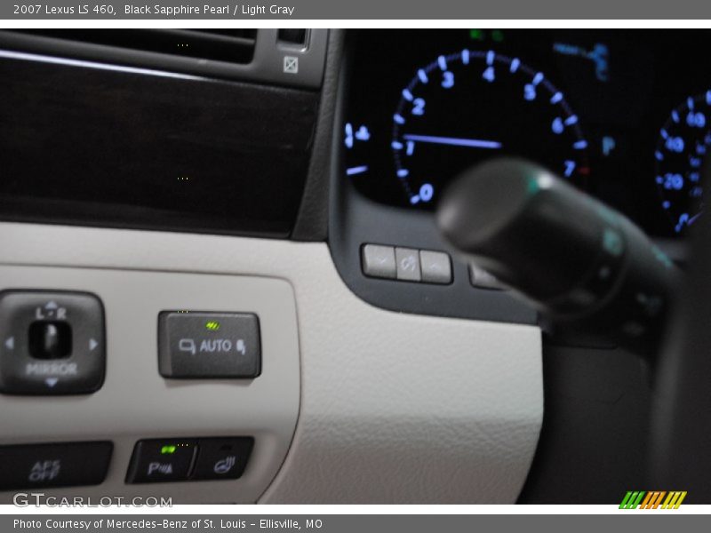 Black Sapphire Pearl / Light Gray 2007 Lexus LS 460