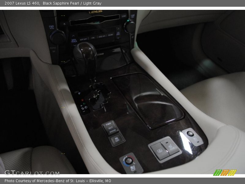 Black Sapphire Pearl / Light Gray 2007 Lexus LS 460