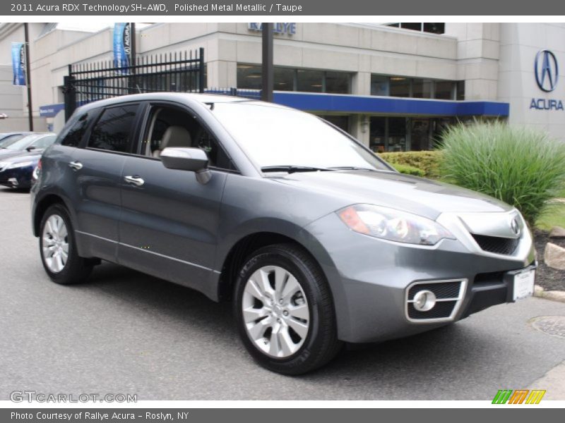 Polished Metal Metallic / Taupe 2011 Acura RDX Technology SH-AWD