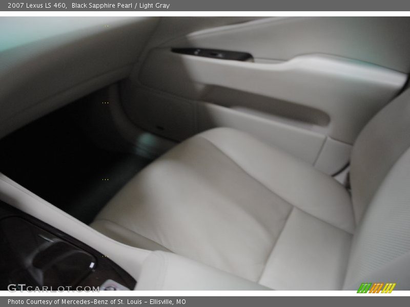Black Sapphire Pearl / Light Gray 2007 Lexus LS 460