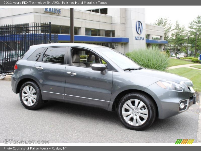 Polished Metal Metallic / Taupe 2011 Acura RDX Technology SH-AWD