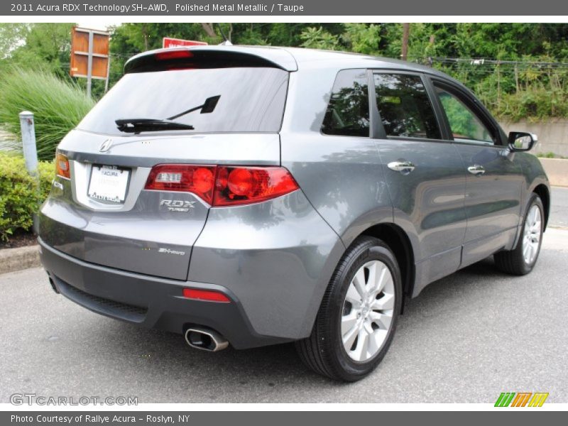 Polished Metal Metallic / Taupe 2011 Acura RDX Technology SH-AWD