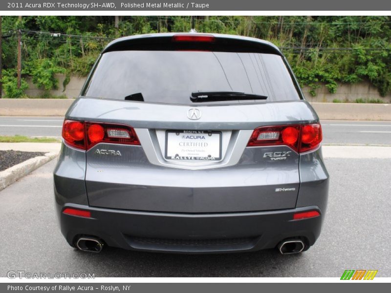 Polished Metal Metallic / Taupe 2011 Acura RDX Technology SH-AWD