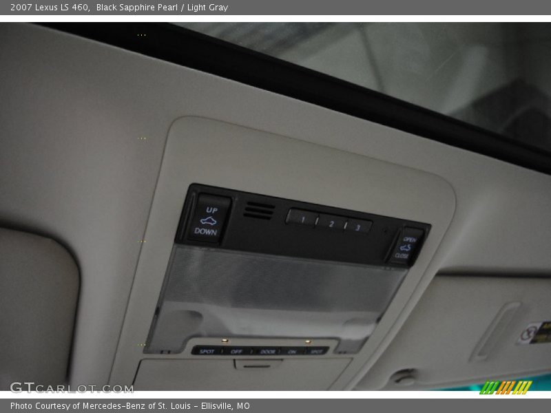 Black Sapphire Pearl / Light Gray 2007 Lexus LS 460