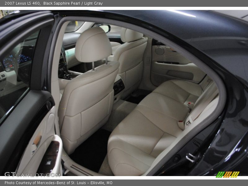 Black Sapphire Pearl / Light Gray 2007 Lexus LS 460