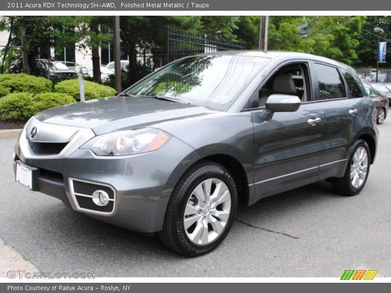Polished Metal Metallic / Taupe 2011 Acura RDX Technology SH-AWD