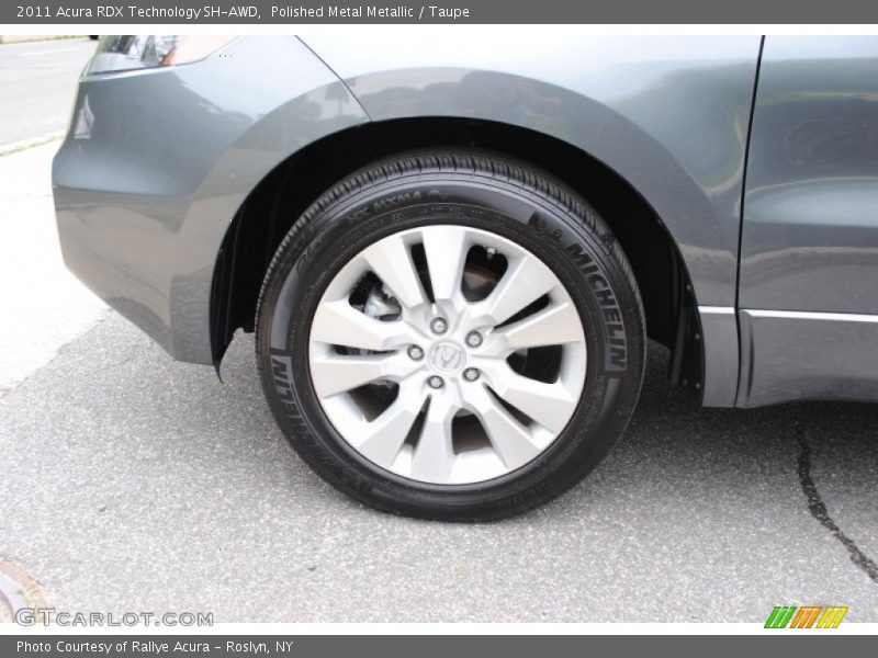 Polished Metal Metallic / Taupe 2011 Acura RDX Technology SH-AWD