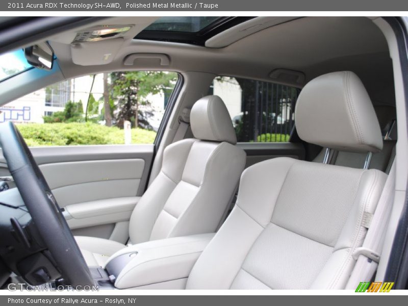 Polished Metal Metallic / Taupe 2011 Acura RDX Technology SH-AWD