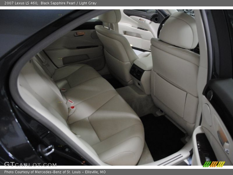 Black Sapphire Pearl / Light Gray 2007 Lexus LS 460
