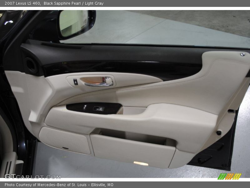 Black Sapphire Pearl / Light Gray 2007 Lexus LS 460
