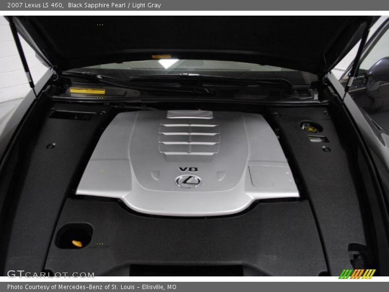 Black Sapphire Pearl / Light Gray 2007 Lexus LS 460