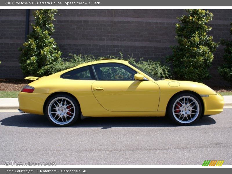 Speed Yellow / Black 2004 Porsche 911 Carrera Coupe
