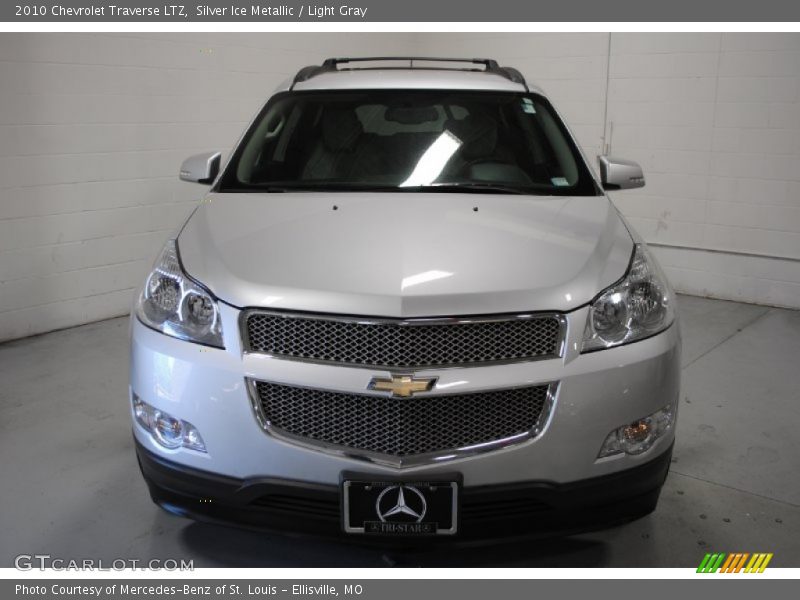Silver Ice Metallic / Light Gray 2010 Chevrolet Traverse LTZ