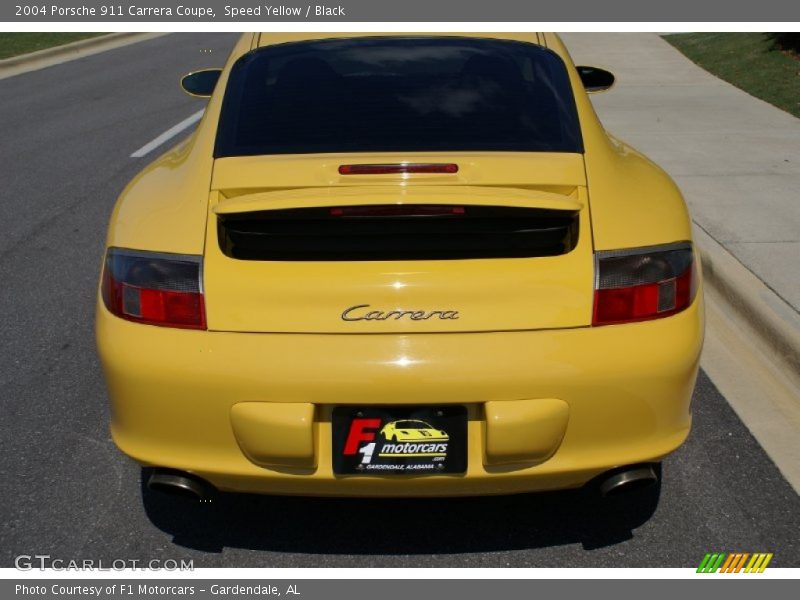 Speed Yellow / Black 2004 Porsche 911 Carrera Coupe