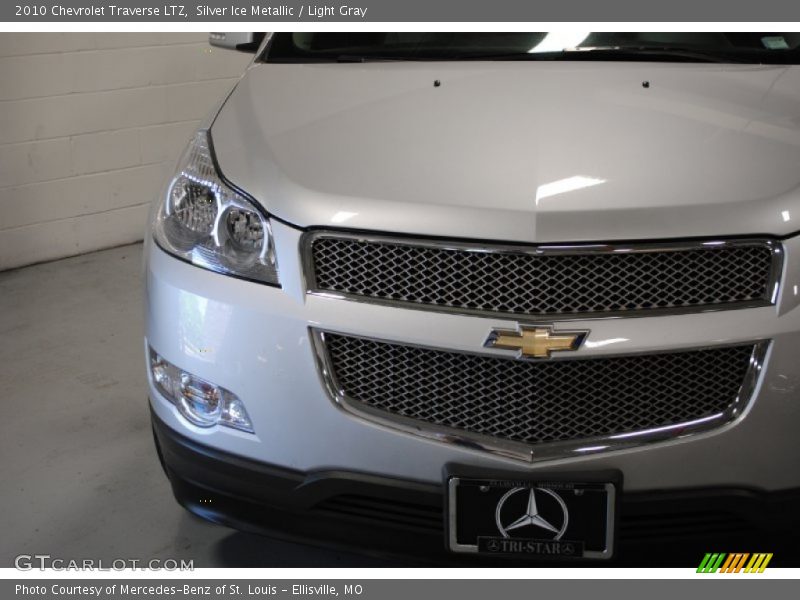 Silver Ice Metallic / Light Gray 2010 Chevrolet Traverse LTZ
