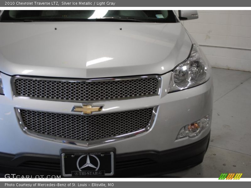 Silver Ice Metallic / Light Gray 2010 Chevrolet Traverse LTZ