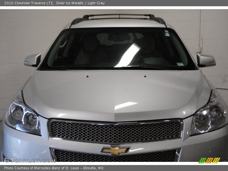 Silver Ice Metallic / Light Gray 2010 Chevrolet Traverse LTZ
