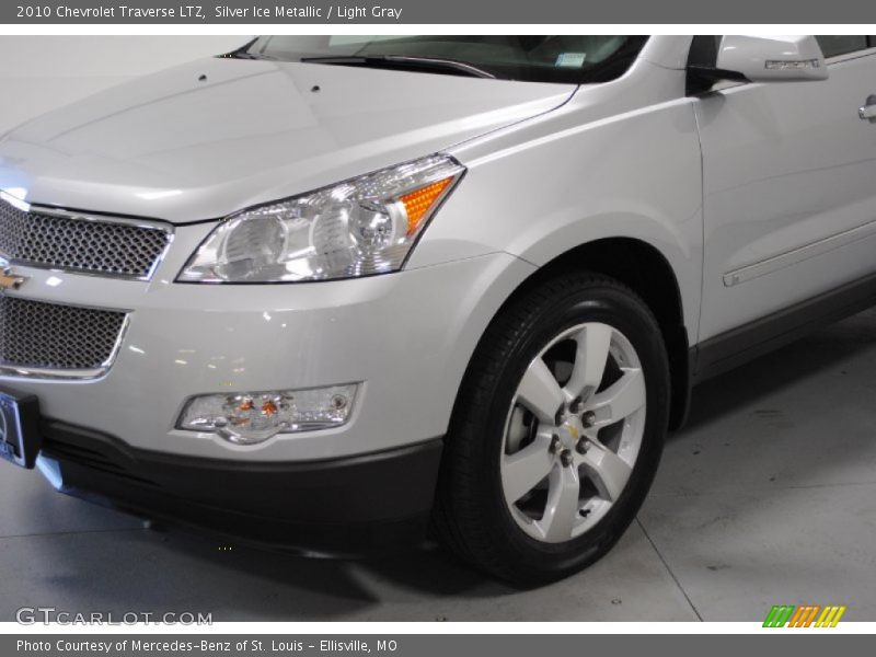 Silver Ice Metallic / Light Gray 2010 Chevrolet Traverse LTZ