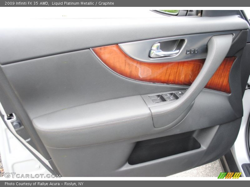 Liquid Platinum Metallic / Graphite 2009 Infiniti FX 35 AWD