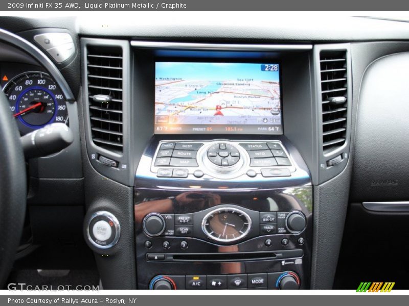Liquid Platinum Metallic / Graphite 2009 Infiniti FX 35 AWD
