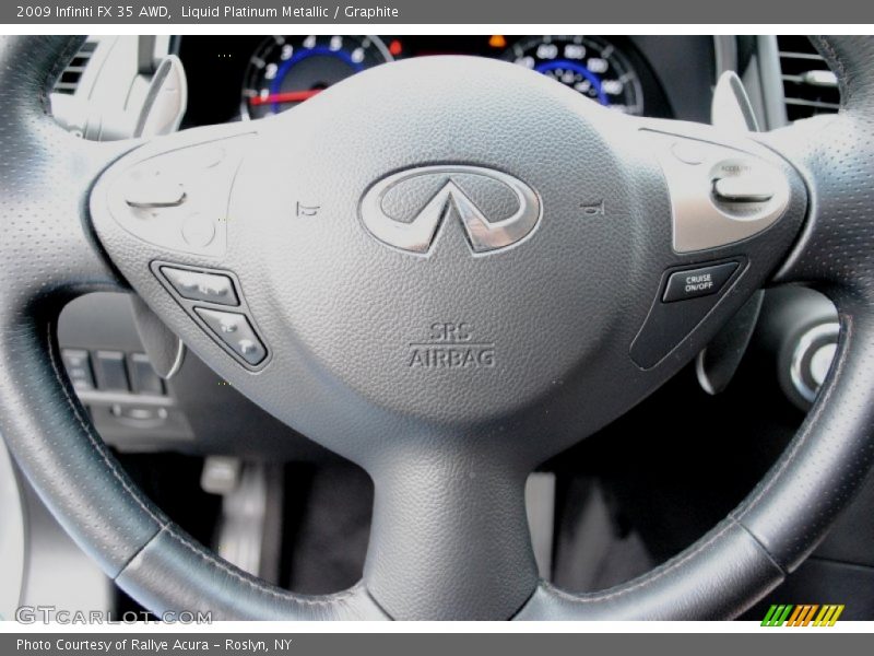 Liquid Platinum Metallic / Graphite 2009 Infiniti FX 35 AWD