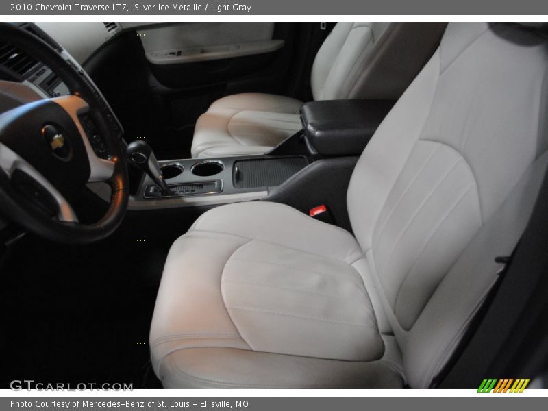 Silver Ice Metallic / Light Gray 2010 Chevrolet Traverse LTZ