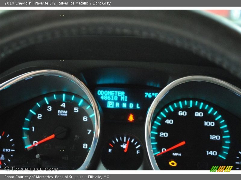 Silver Ice Metallic / Light Gray 2010 Chevrolet Traverse LTZ