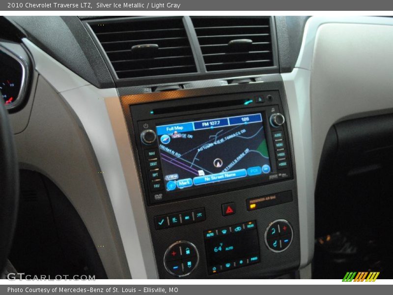 Silver Ice Metallic / Light Gray 2010 Chevrolet Traverse LTZ