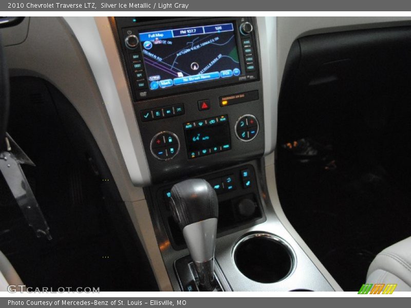 Silver Ice Metallic / Light Gray 2010 Chevrolet Traverse LTZ