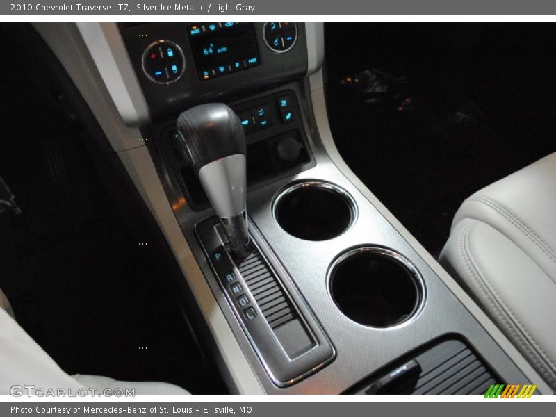 Silver Ice Metallic / Light Gray 2010 Chevrolet Traverse LTZ