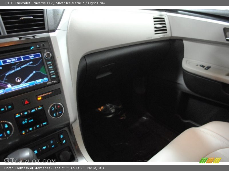 Silver Ice Metallic / Light Gray 2010 Chevrolet Traverse LTZ