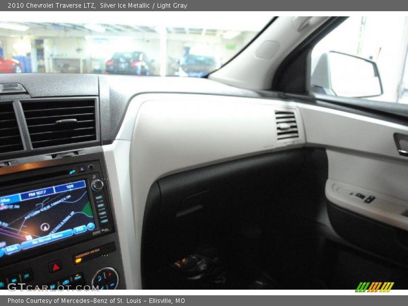 Silver Ice Metallic / Light Gray 2010 Chevrolet Traverse LTZ