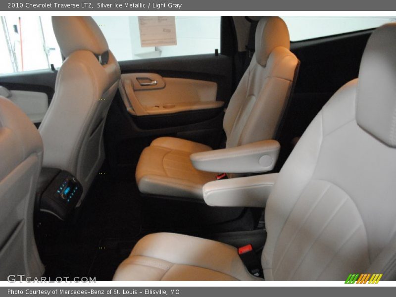 Silver Ice Metallic / Light Gray 2010 Chevrolet Traverse LTZ