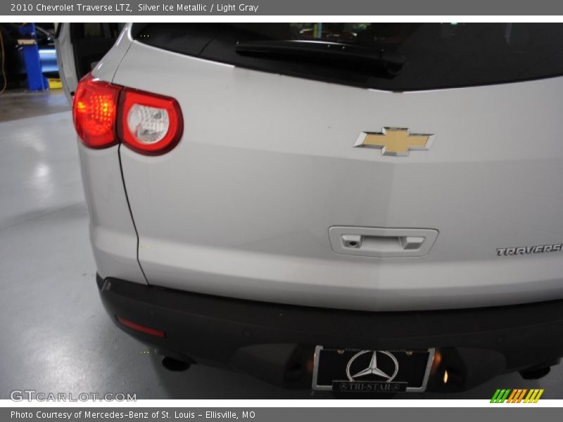 Silver Ice Metallic / Light Gray 2010 Chevrolet Traverse LTZ