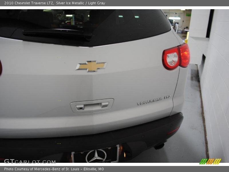 Silver Ice Metallic / Light Gray 2010 Chevrolet Traverse LTZ