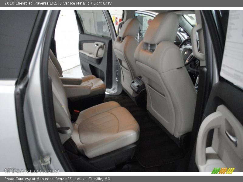 Silver Ice Metallic / Light Gray 2010 Chevrolet Traverse LTZ