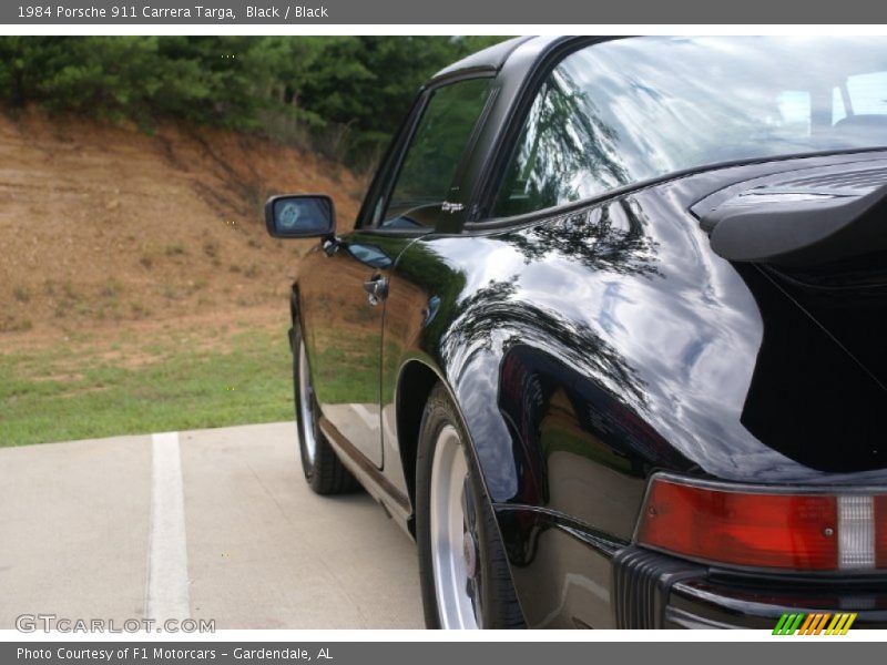 Black / Black 1984 Porsche 911 Carrera Targa