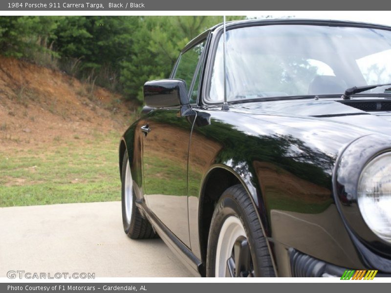 Black / Black 1984 Porsche 911 Carrera Targa