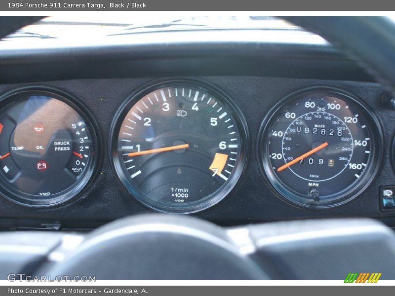  1984 911 Carrera Targa Carrera Targa Gauges