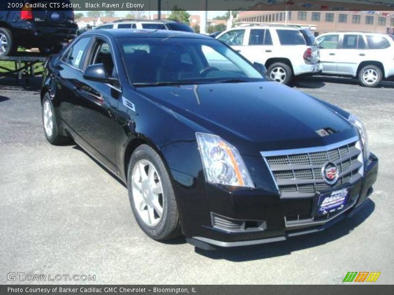 Black Raven / Ebony 2009 Cadillac CTS Sedan
