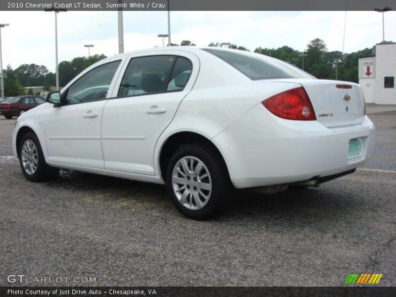 Summit White / Gray 2010 Chevrolet Cobalt LT Sedan