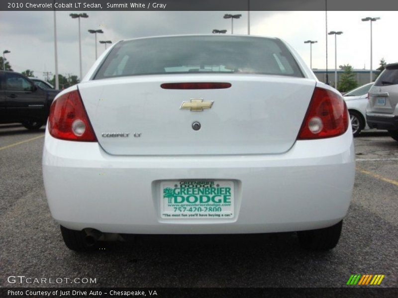 Summit White / Gray 2010 Chevrolet Cobalt LT Sedan