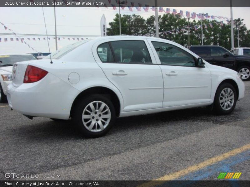 Summit White / Gray 2010 Chevrolet Cobalt LT Sedan