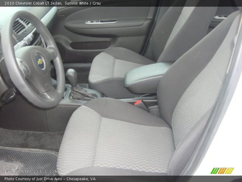 Summit White / Gray 2010 Chevrolet Cobalt LT Sedan