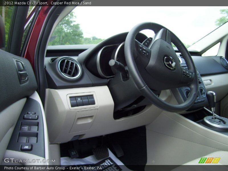 Copper Red Mica / Sand 2012 Mazda CX-7 i Sport