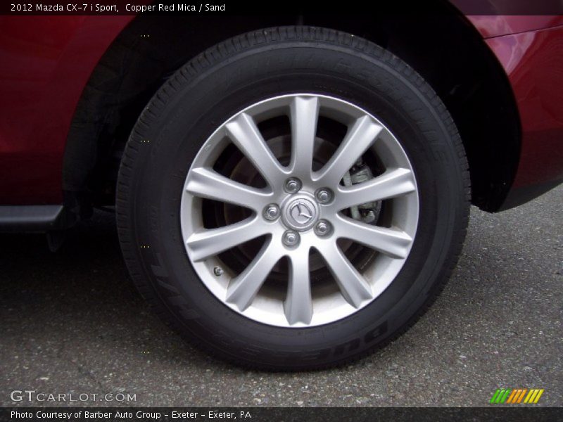 Copper Red Mica / Sand 2012 Mazda CX-7 i Sport