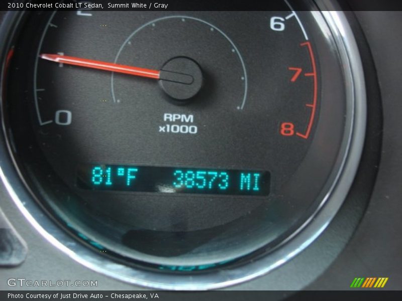 Summit White / Gray 2010 Chevrolet Cobalt LT Sedan