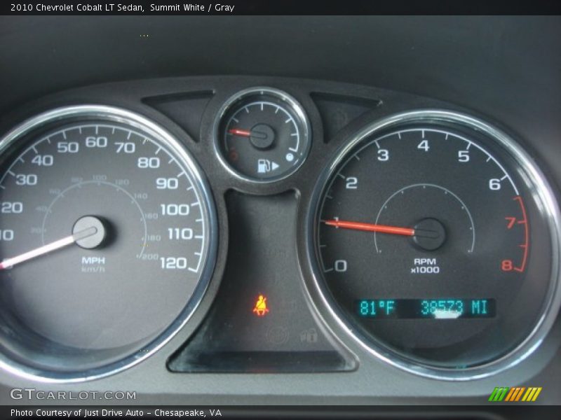 Summit White / Gray 2010 Chevrolet Cobalt LT Sedan